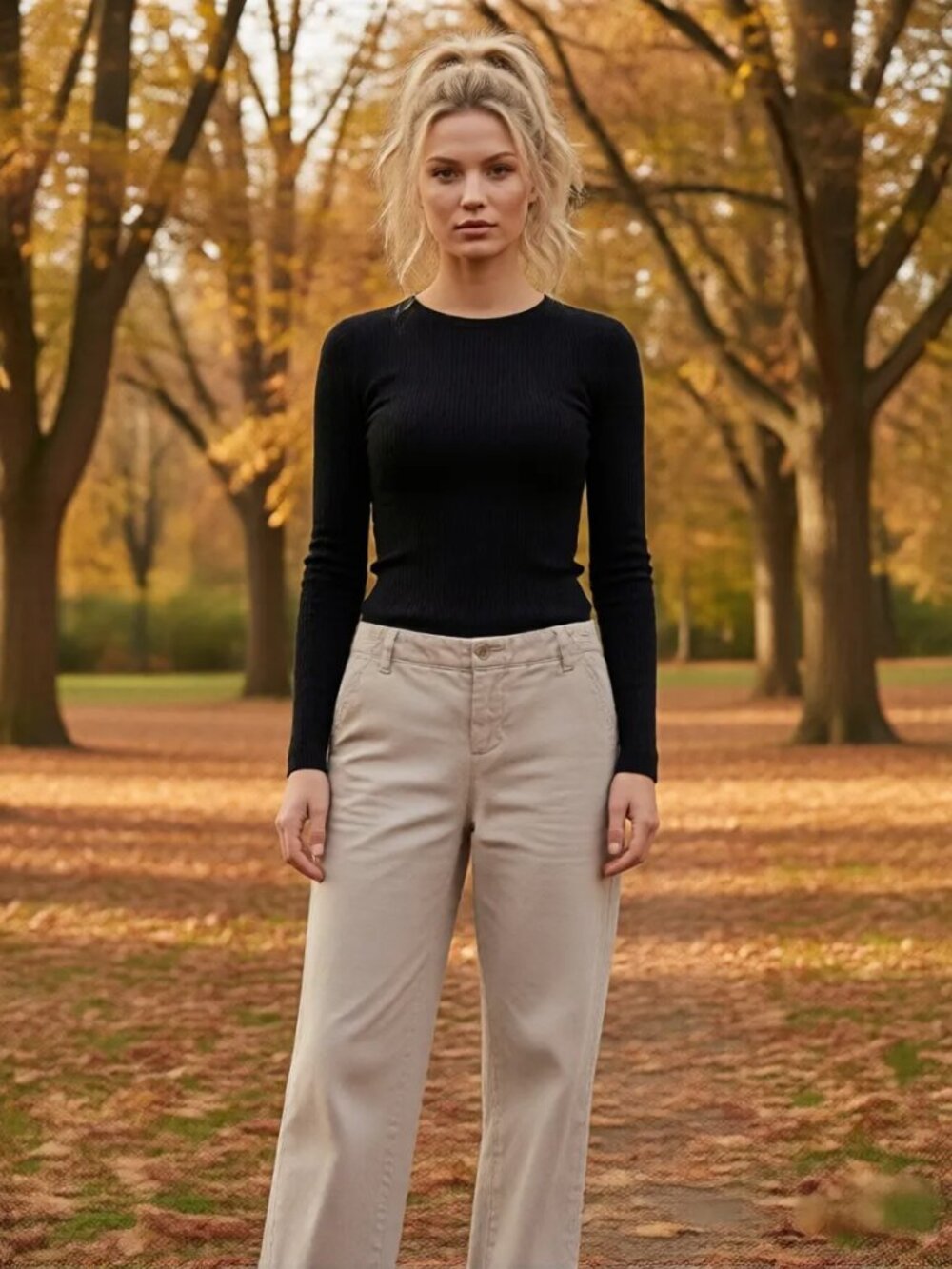 Jolt Light Beige Relaxed Casual Pants Size 9 Juniors
